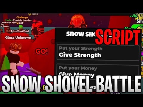 [🪏OP] Snow Shovel Battle Best Script Infinite Money & Strength Roblox 2025