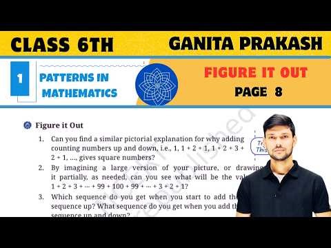 Class 6 Maths Chapter 1 Ganita Prakash l Pattern in Mathematics l Ncert l Ex 1.4 l Page 8