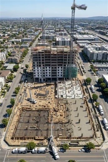 From Empty Land to Skyscraper | Full High-Rise Construction Timelapse 🏗️🌆