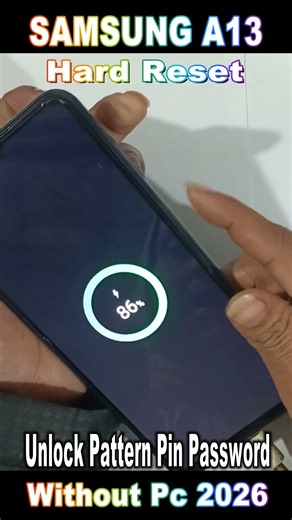 Samsung Galaxy A13 Hard reset | Pattern Unlock | Removing Pin, Password, Fingerprint |New Trick 2026