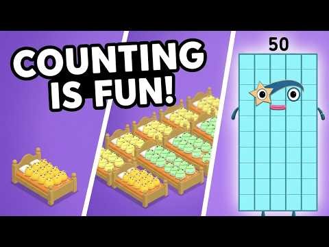 Numberblocks World Counting Fun | Kids Educational Math Adventure Video