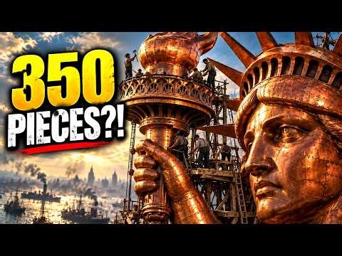 How the Statue of Liberty Was Built 🇺🇸 | 350 Pieces Shipped from France