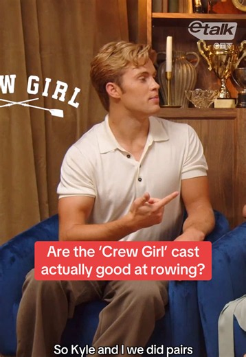 Hey, rowing ISN'T easy! 🚣🏼‍♂️ Miku Martineau, Kyle Clark and Samuel Braun star together in the new series, ‘Crew Girl,’ but as they learned filming the show - rowing is a TOUGH sport! Samuel and Kyle share how they did at pairs, while Miku reveals SHE beat them in a race. 😝 ‘Crew Girl’ premieres September 10th on Netflix! 📺 Head to our YT to watch our full interview with the cast! 👀 #CrewGirl #MikuMartineau #SamuelBraun #KyleClark #Rowing