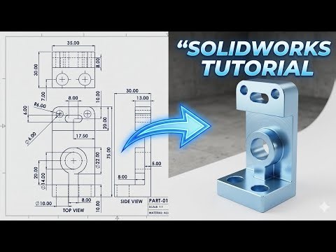 SolidWorks for Beginners: Complete 3D Modeling Tutorial (Step-by-Step)