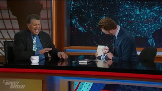 Neil deGrasse Tyson Openly Laughs at Stephen Miller’s ‘Odd’ Face