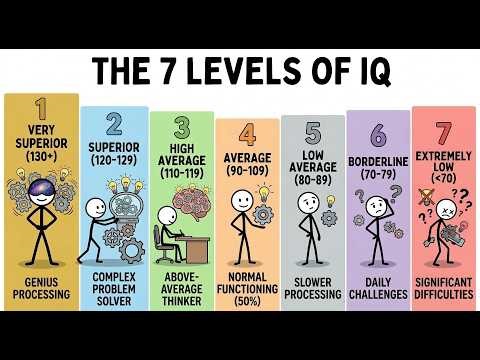 Every IQ Level Explained: From Intellectual Disability to Genius