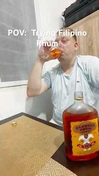 Filipino tanduay rhum #polishvlog#philippines