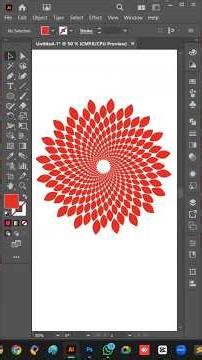 Radial Flower Pattern Design in Adobe Illustrator 2026 | Shibbir Ahmed #graphicdesign #illustrator