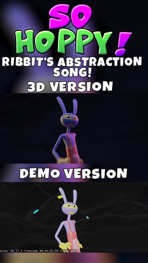 SO HOPPY! (Abstraction Song) Demo VS Final Jax HALLUCINATES! | The Amazing Digital Circus