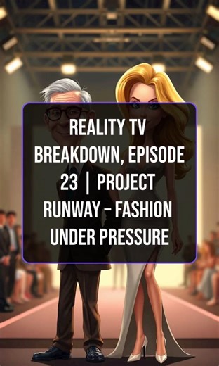 Reality TV Breakdown, Episode 23 | Project Runway – Fashion Under Pressure