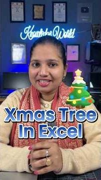 🔥🎄Xmas Tree In Excel 😎Excel Amazing Trick #shorts #ytshorts #excel #exceltips #computer #ytviral