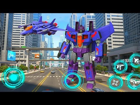 Futuristic Starscream Transformers: Jet Robot City Battle 2025 Part 2 - Android Gameplay