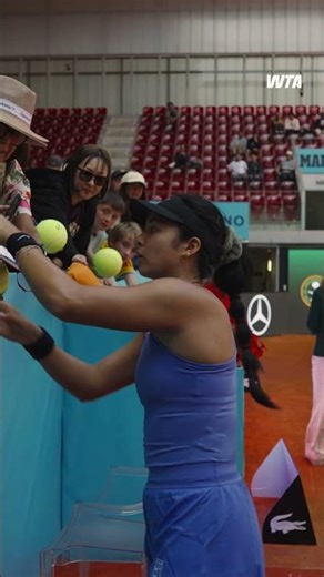 Taking it all in! 🤩 #WTA #AlexEala #MMOpen #Tennis #Madrid