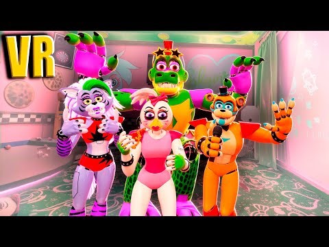VR Гига Монти и Чика показали где живут Pizzaplex VRChat FNAF COOP ВРчат