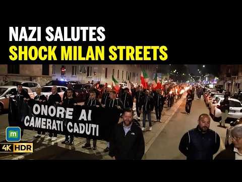 “Nazi Salutes” at Milan Rally? Shocking Scenes at Ramelli Event