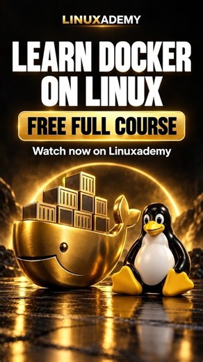 Learn Docker on Linux | Free Full Course