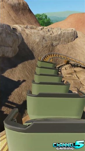 Tanis Family Dig Site #rollercoaster #pov #themepark #planetcoaster2 #gaming