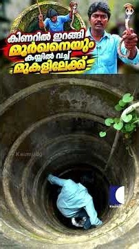 കിണറിൽ ഇറങ്ങി മൂർഖനെയും കയ്യിൽ വച്ച് മുകളിലേക്ക് #vavasuresh #cobrarescue #snake
