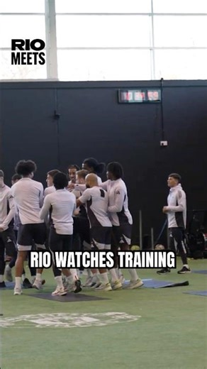 Rio Watches Man United Training at Carrington 🏃🏽⚽️🔥 #football #premierleague #manchesterunited