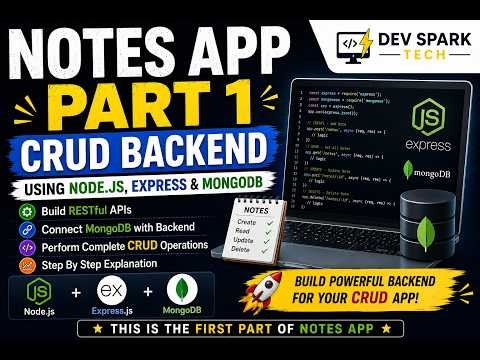 Build CRUD Backend API using Node.js, Express & MongoDB | MERN Stack Project