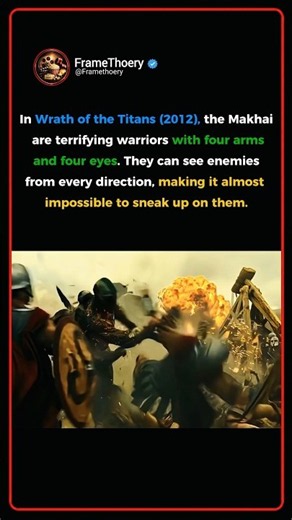 Makhai: The Terrifying Four-Armed Warriors of Wrath of the Titans #terrifying #movie #fantasy