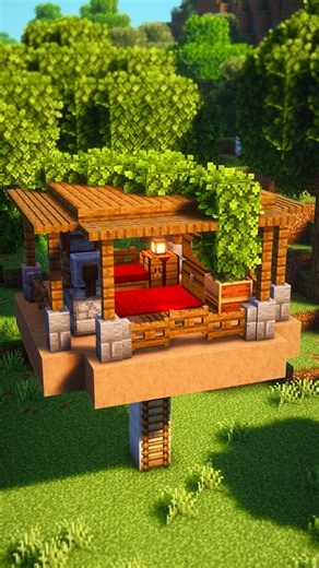 Minecraft Brown Mushroom House....🤔 (Sunflower) #minecraft #shorts
