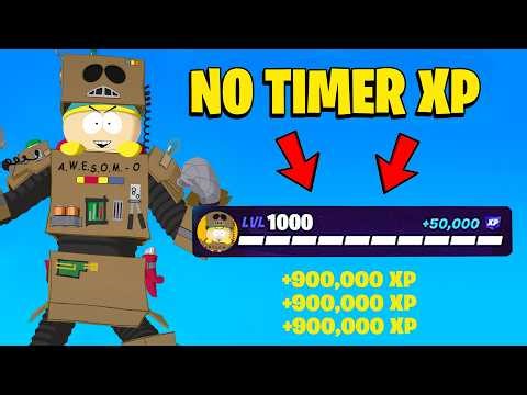 BEST LEGIT *NO TIMER* FORTNITE XP MAP to FARM & LEVEL UP FAST in FORTNITE WINTERFEST! (199,000!)