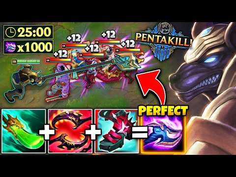 WHEN NASUS STACKS PERFECTLY FOR 25 MINUTES STRAIGHT (EASY 1V5 PENTAKILL)