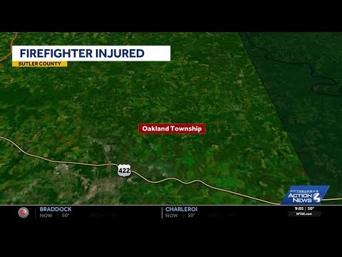 Butler County firefighter injured by fallen tree, struck by vehicle