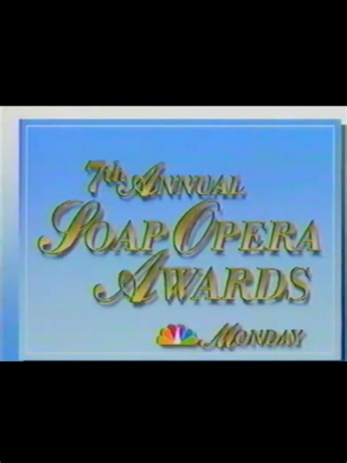 nbc 7th annual #soapopera awards #1991 ✨️ #awardsshow #90s #fyp