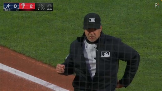 Braves asked for a crew chief review regarding fan interference on this Kyle Schwarber home run, but the call stood