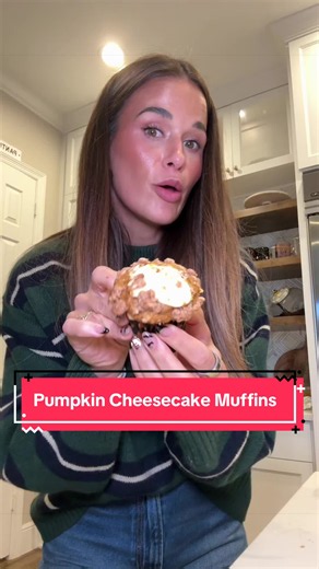 Brown Butter Pumpkin Cheesecake Muffins Recipe 🎃
