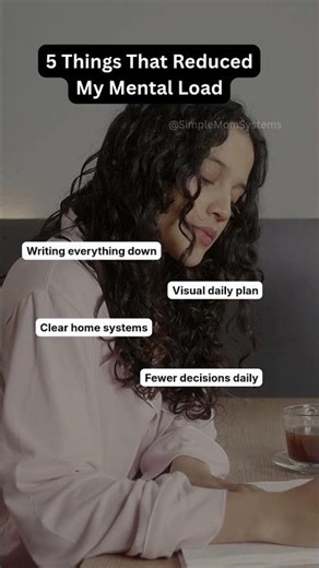 5 Things That Stopped My Mom Brain Fog #busymom #momtips #mentalload