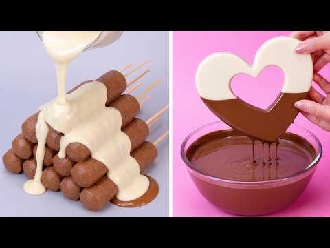 So Yummy Dark & White Chocolate Cake Ideas | Easy Cake Decorating To Make