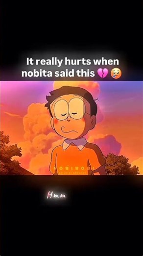 🥀 True words 😢 #nobita #status #doraemon 720p #doraemoninhindi #anime #cartoonvideo #dekisugi