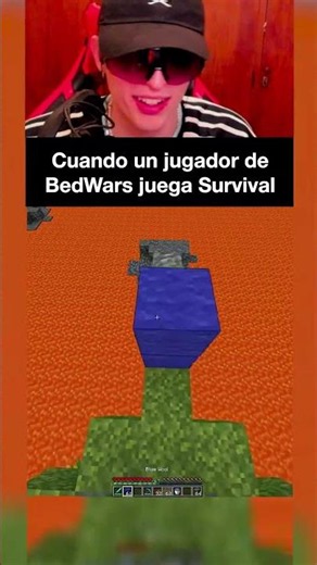 Bedwars vs. Survival 😱