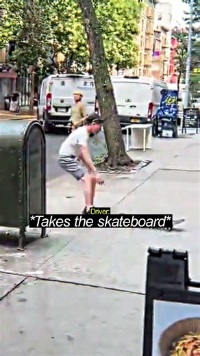 Road Raging Skater Gets INSTANT PAYBACK
