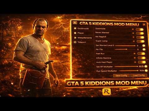 [NEW] GTA 5 Mod Menu PC 2026 / Free Kiddions Cheat, Money Hack & Online Mods