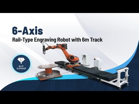 Intelligent 6-Axis Rail-Type Engraving Robot Robotic Arm with 6m Track for Sale in Canada CA