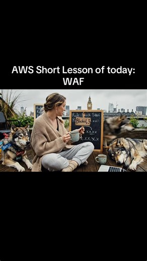 🚧 AWS WAF (Web Application Firewall) Key Takeaways: • Filters incoming web traffic before it hits your app • Blocks common threats like SQL injection & bad IPs • Lets you create custom rules for protection • Benji? Blocked for suspicious behavior… again 🐾 #aws #ai #cloud #wolf #fyp