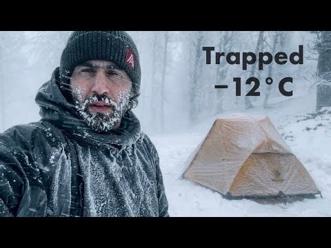 Trapped Alone in a Deadly -12°C Blizzard | Extreme Winter Survival