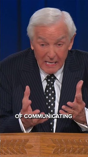 "He's given us the wonderful privilege of communicating the message of the gospel..."