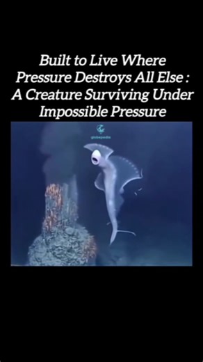 GlobePedia on Instagram: "Beneath the crushing darkness of the deep ocean lives a creature that looks more alien than earthly—the deep-sea snailfish. A member of the Liparidae family, it is one of nature’s ultimate survivors, reigning supreme in the most extreme depths ever explored. Where pressure is more than a thousand times stronger than at the surface—enough to obliterate most life instantly—the snailfish endures. Its survival lies in an extraordinary design: no rigid scales, no stiff armor