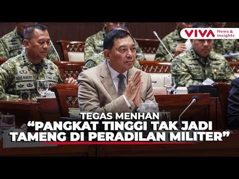 Rapat DPR Memanas, Sjafrie Singgung Jenderal yang Dipenjara Seumur Hidup