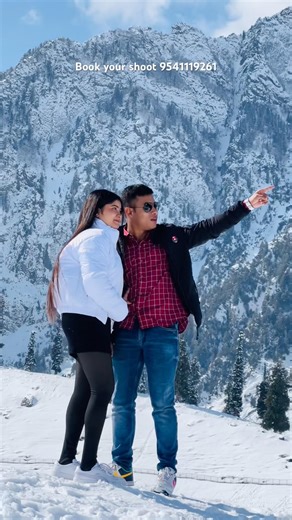 Snowfall in Kashmir 2026🔥❤️❤️#mountains #jannatkashmir #pahalgam #thajiwasglacier #roadtrip