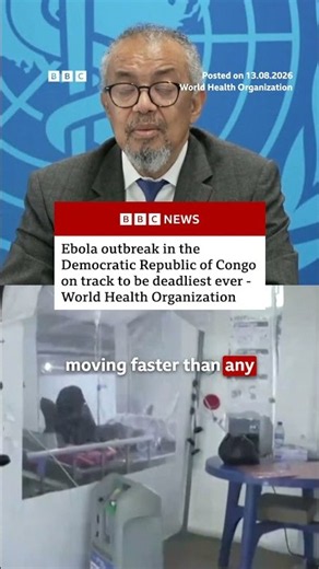 Ebola outbreak on track to be deadliest ever, WHO chief says. #Ebola #DRC #BBCNews