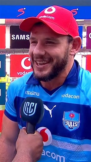 Marcell Coetzee with one of the great post-match interview moments, talking about the heat in Joburg 🤣🔥 #VURC | #SSRugby | SuperSport Rugby