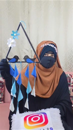 Paper flower wall hanging craft idea / Wall Decoration Diy idea #ytshorts #craft #support #shorts