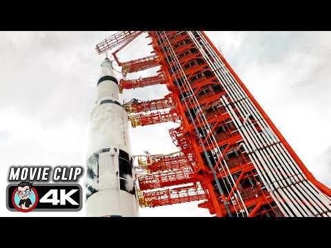 Apollo 11 Launch Scene | FLY ME TO THE MOON (2024) Movie CLIP 4K