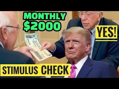 🔥$2,000 4th Stimulus Check Delivery Dates Social Security, SSDI, SSI & COLA Raise Money News